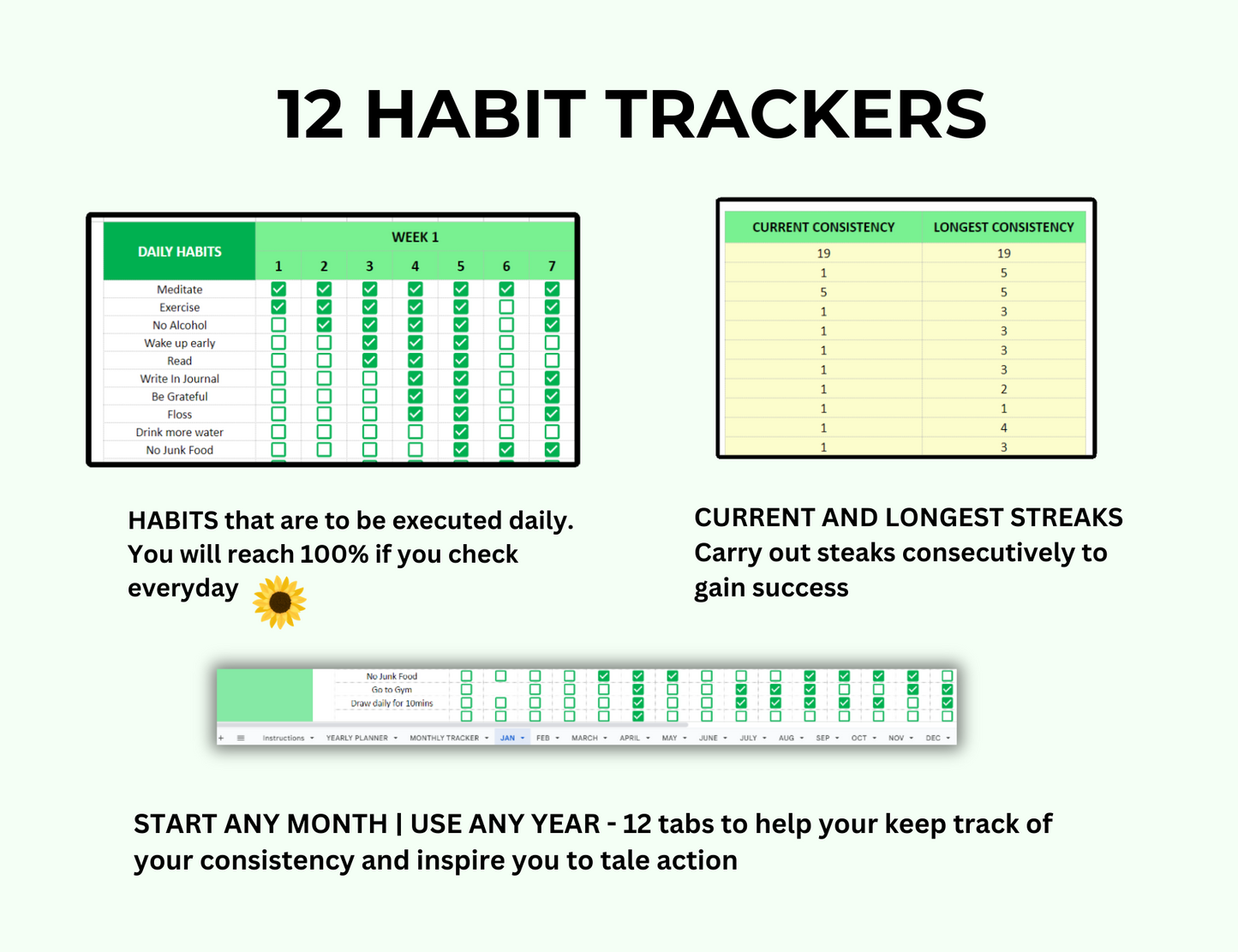  habit tracker, habit, daily habits, goal planner, habit planner, goal tracker, daily routine, weekly habit tracker