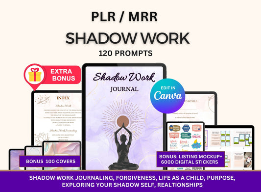 MRR Master Resell Rights PLR Shadow Work Journal