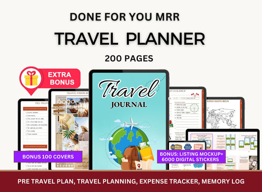 Master Resell Rights MRR PLR Resell Digital Travel Planner